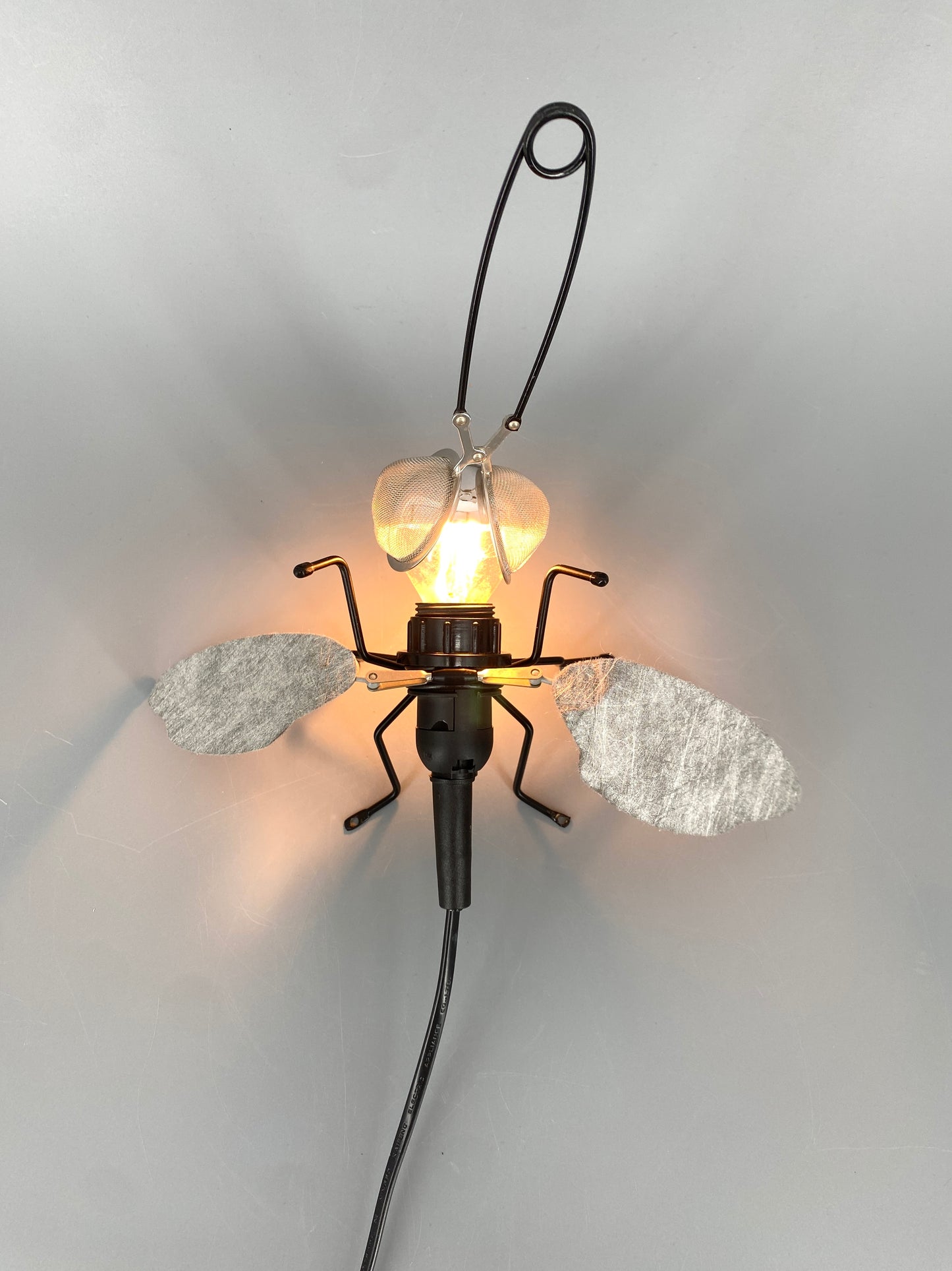 5x Wand,-oder Deckenlampe in Form einer Fliege von Sigi Bußinger für OLIGO, Deutschland 2000er
