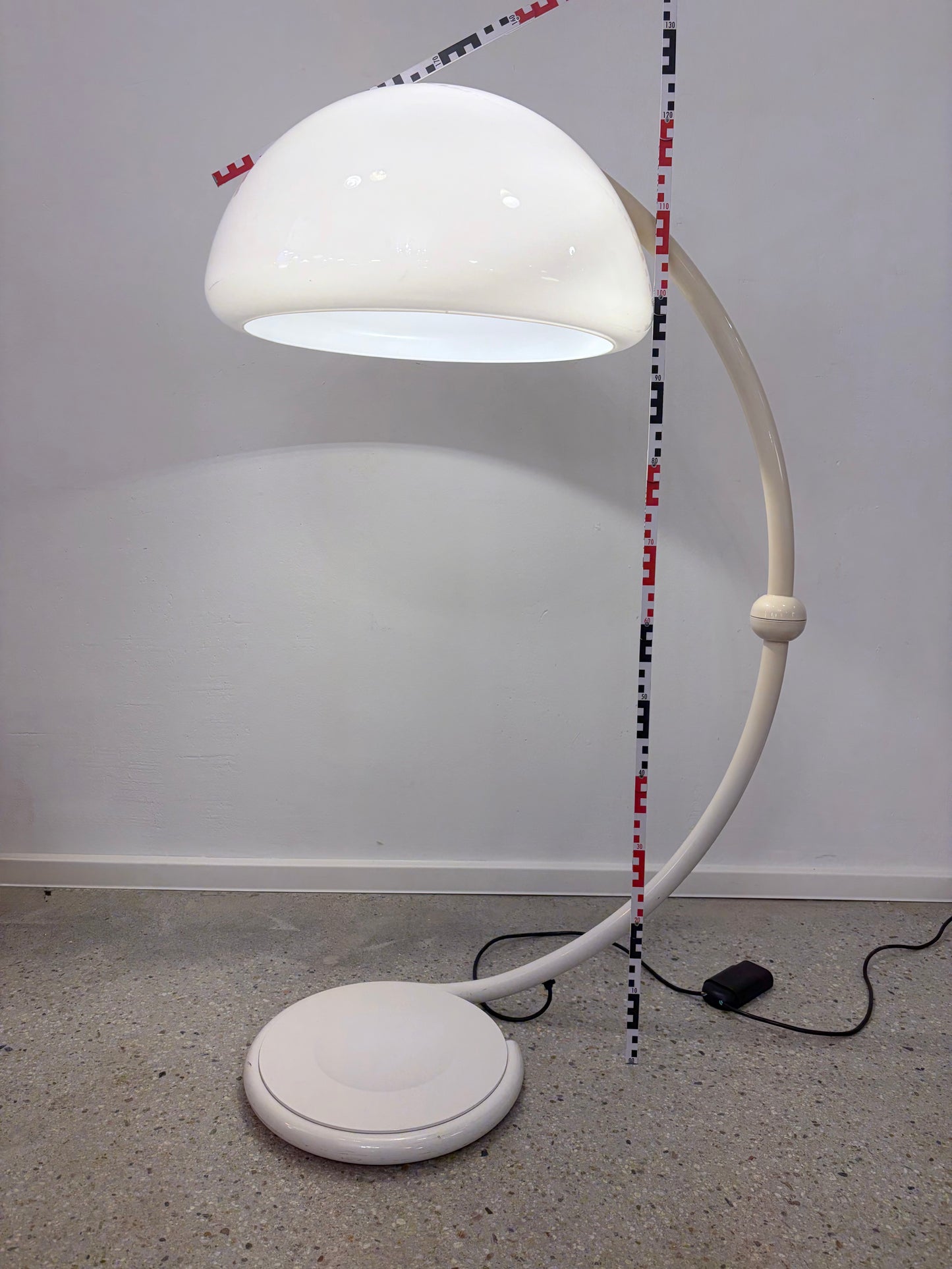 Space Age Design Stehlampe " Serpente" von Elio Martinelli für Martinelli Luce, Italien 1965