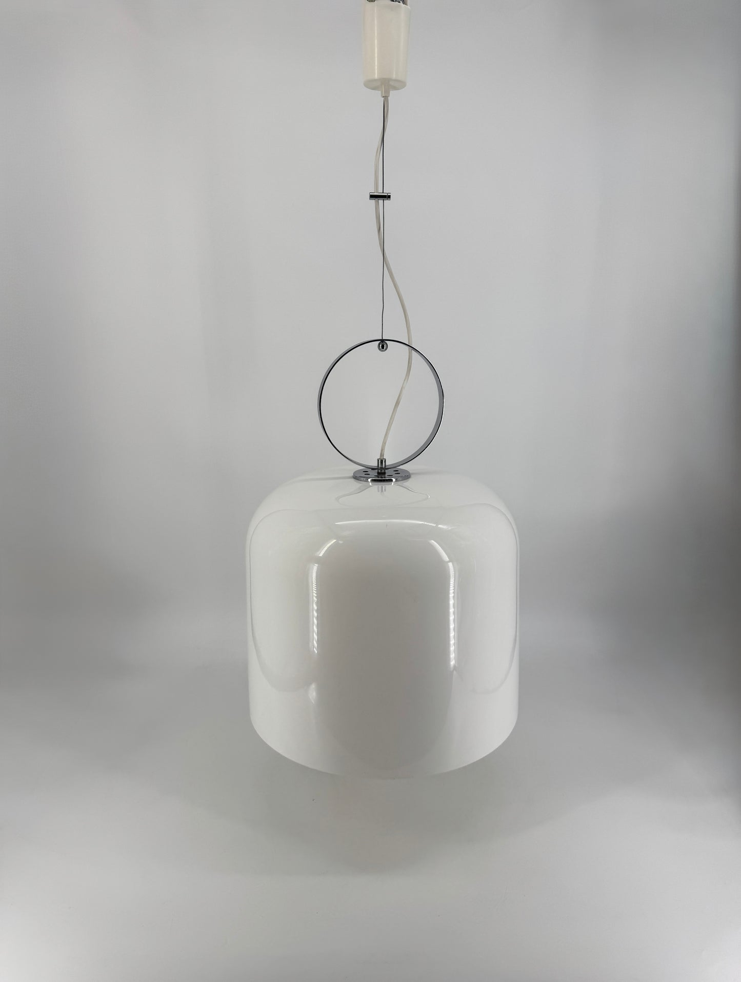 Seltene Hängelampe  "Avise"von Luigi Massoni für Harvey Guzzini, Italien 1960er