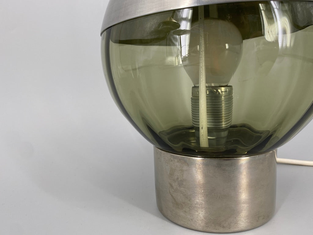 Ungewöhnliche Space Age Tischlampe in Kugelform 1970er