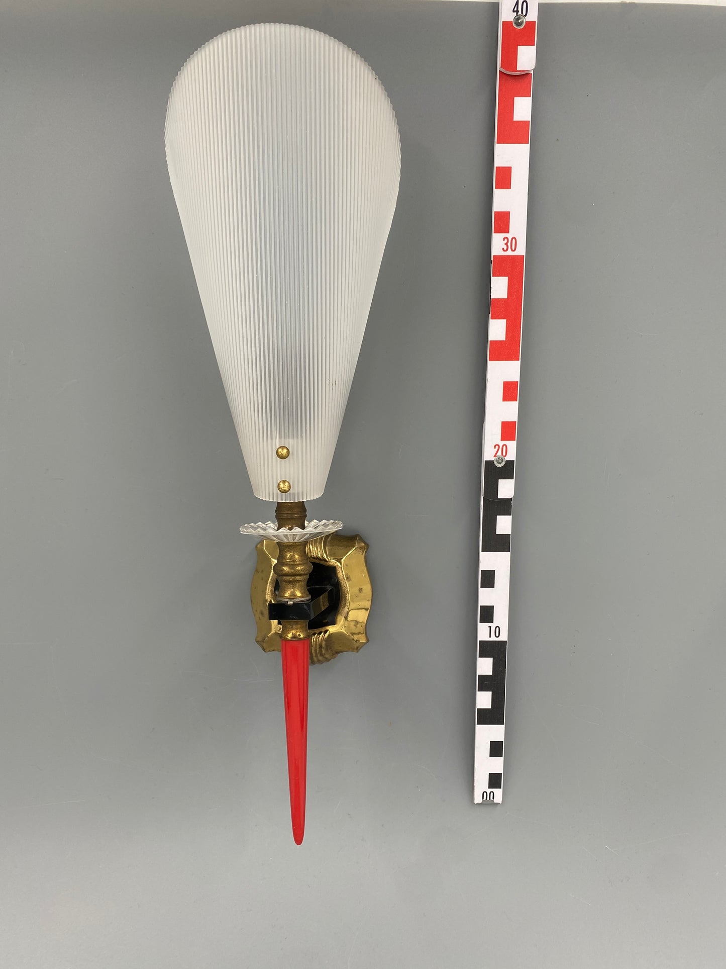 Paar Wandlampen im Mid Century Design, ohne Funktion