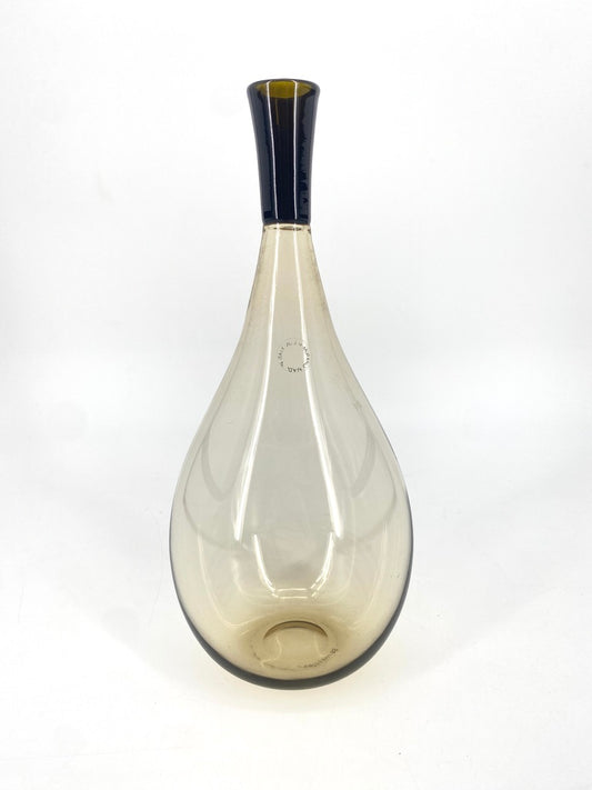 Glasvase aus der Serie Colletto von Ludovico Diaz de Santillana für Venini, 1988 Italien