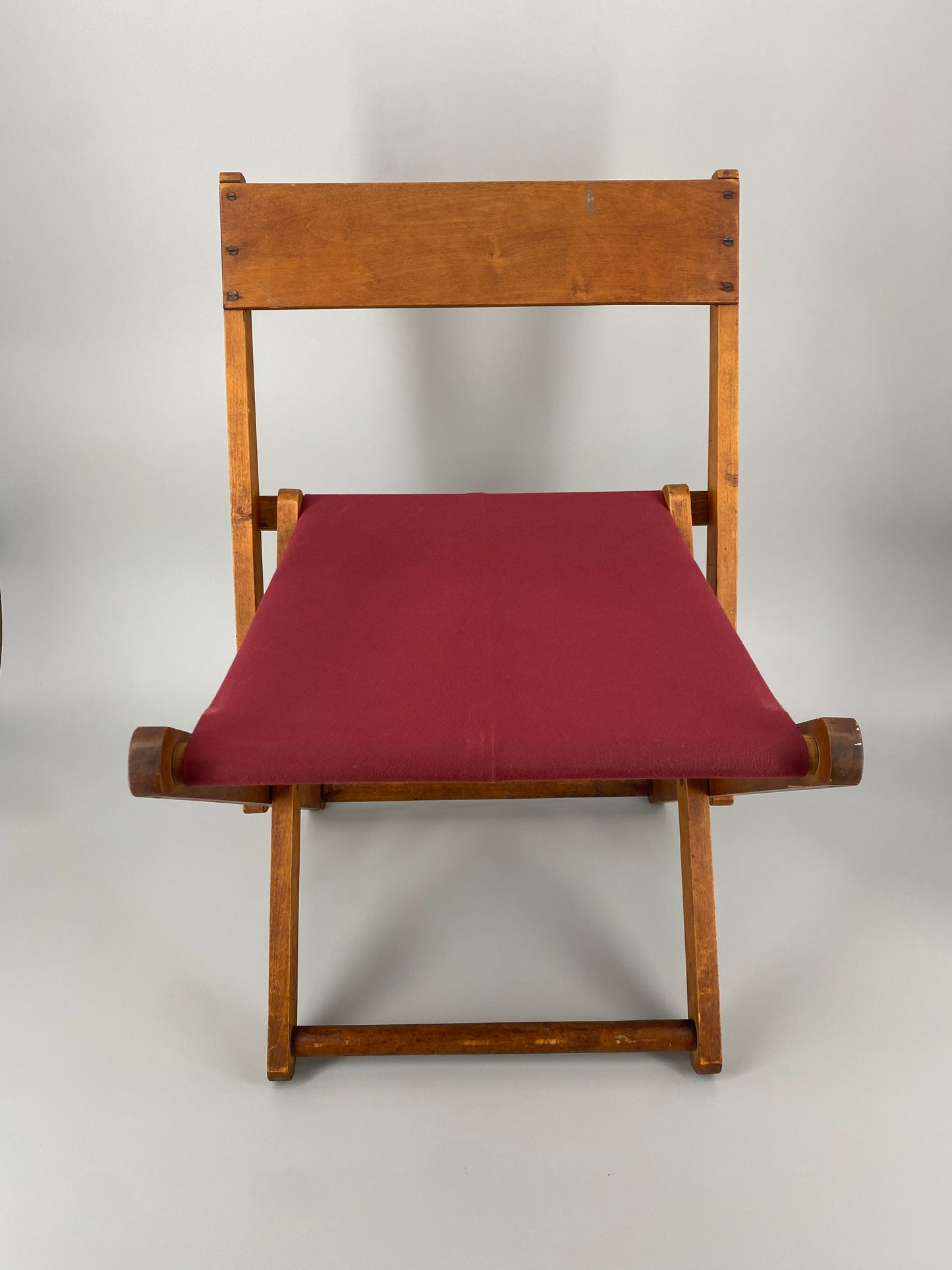 Vintage Klappstuhl aus Holz um 1950