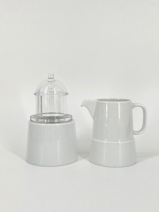 Rundes Milch und Zucker Set "Il Faro" von Aldo Rossi für Rosenthal (Studio-Linie)