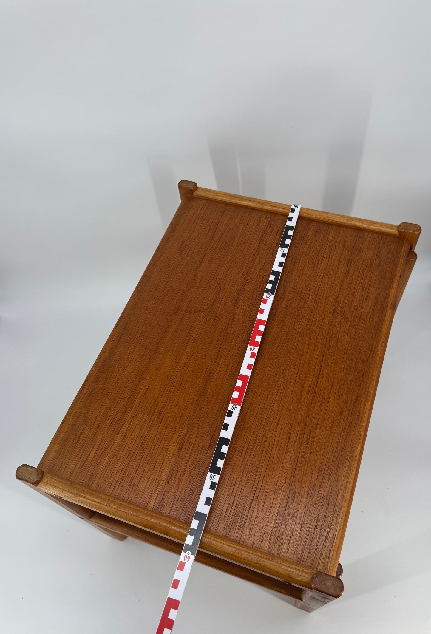 3 Satztische aus Teakholz, Mid Century Design 1960er