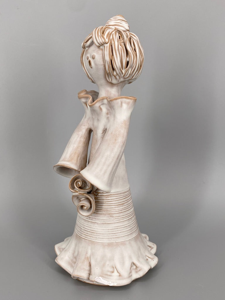 2 Studiokeramikfiguren von Buday Ágota, Ungarn