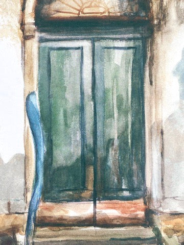 "Venedig Plakat" nach einem Aquarellgemälde der Wiener Künstlerin Lisl Spurny, gestempelt, Österreich 1980er