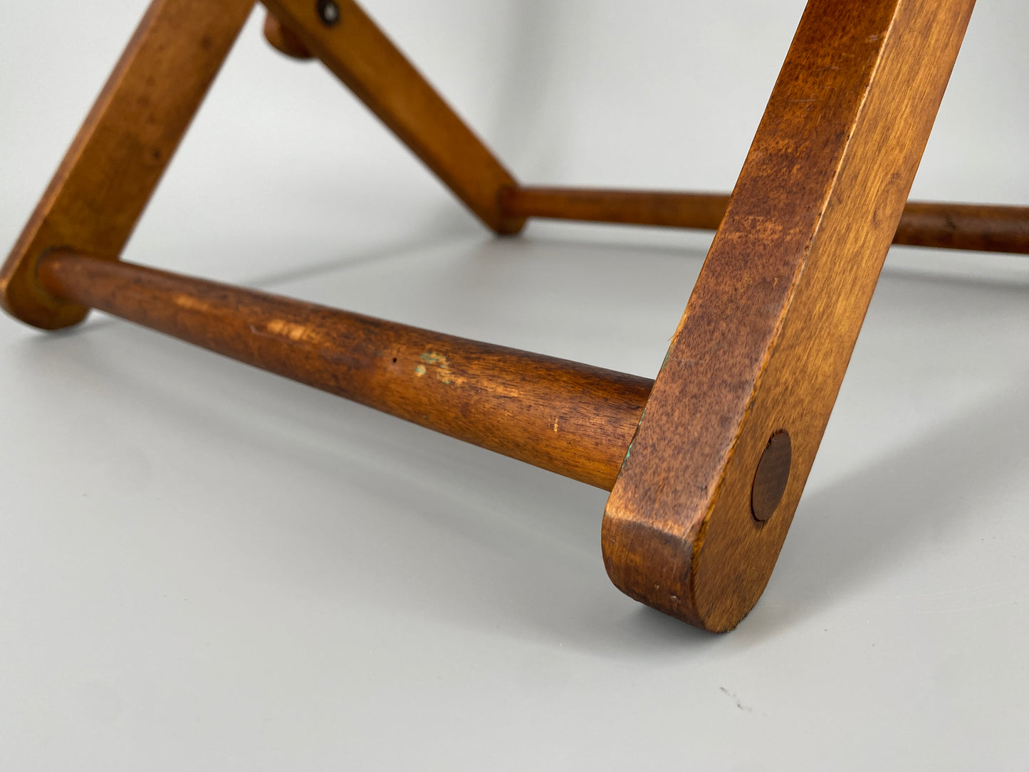 Vintage Klappstuhl aus Holz um 1950