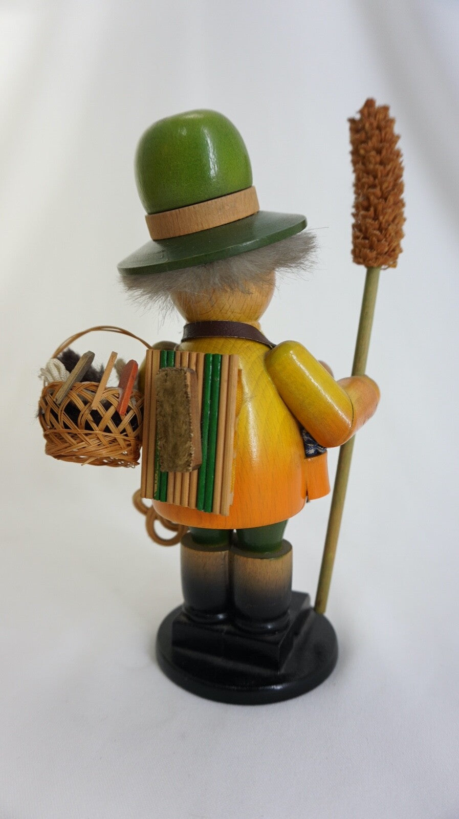 RÄUCHERMANN RÄUCHERFIGUR RÄUCHERMÄNNCHEN ORIGINAL ERZGEBIRGE TEPPICHKLOPFER