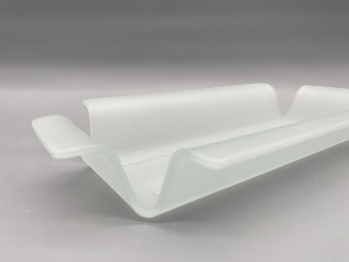 PRODUZIONE PRIVATA MICHELE DE LUCCHI TABLETT GLAS DESIGN PAAR TRAY DESIGN ITALY