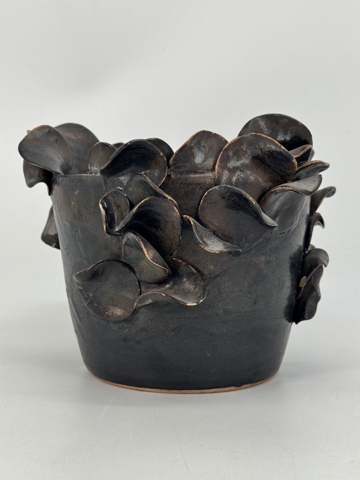 MID CENTURY SKULPTURALE STUDIO KERAMIK VASE BRUTALISMUS ORGANISCH