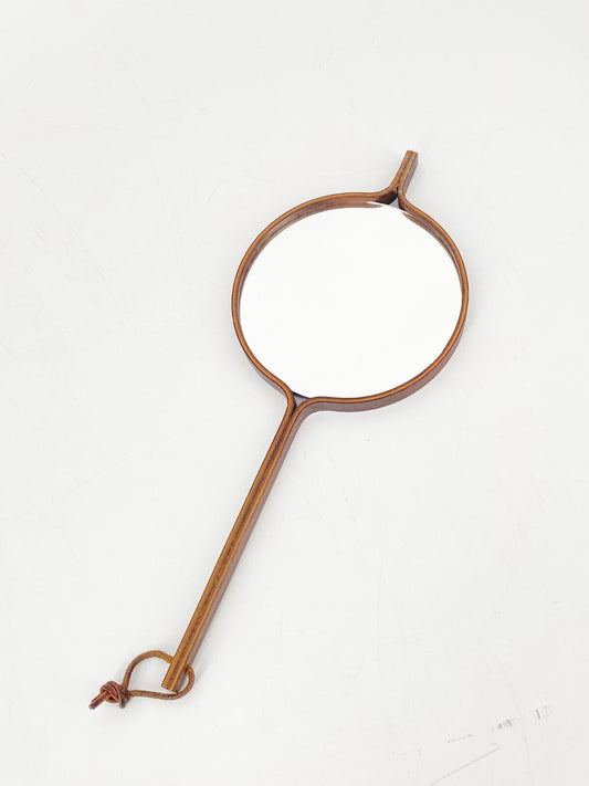 * HANDSPIEGEL BECH & STARUP DEN PERMANENTE 1960ER PALISANDER WAND SPIEGEL DANISH