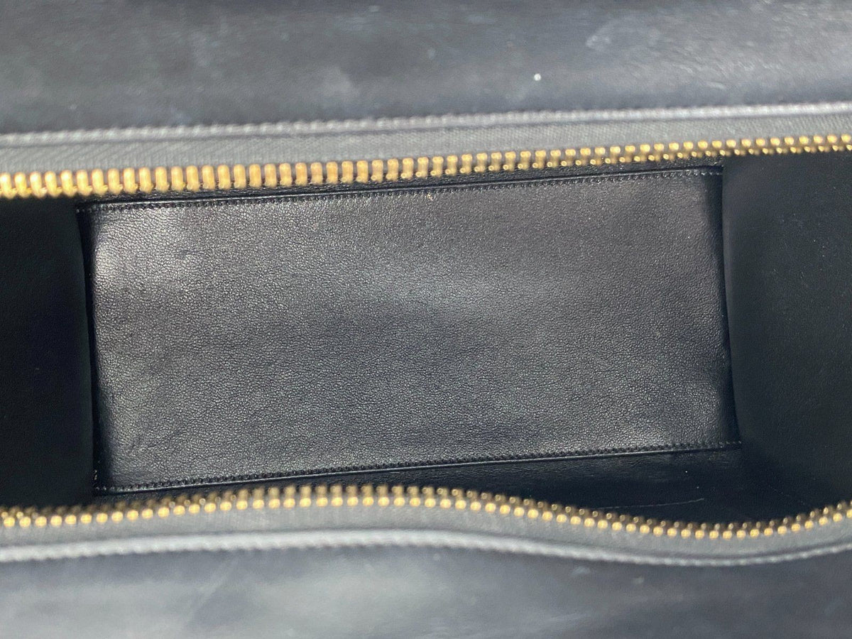 * HANDTASCHE CÉLINE LUGGAGE MICRO SHOPPER LEDER TRICOLOR ITALY ORIGINAL