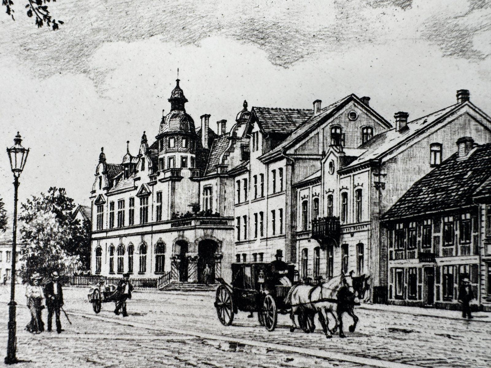 * HEINZ WEHLISCH ORIGINAL RADIERUNG UELZEN VEERßERSTRAßE KREUZSP