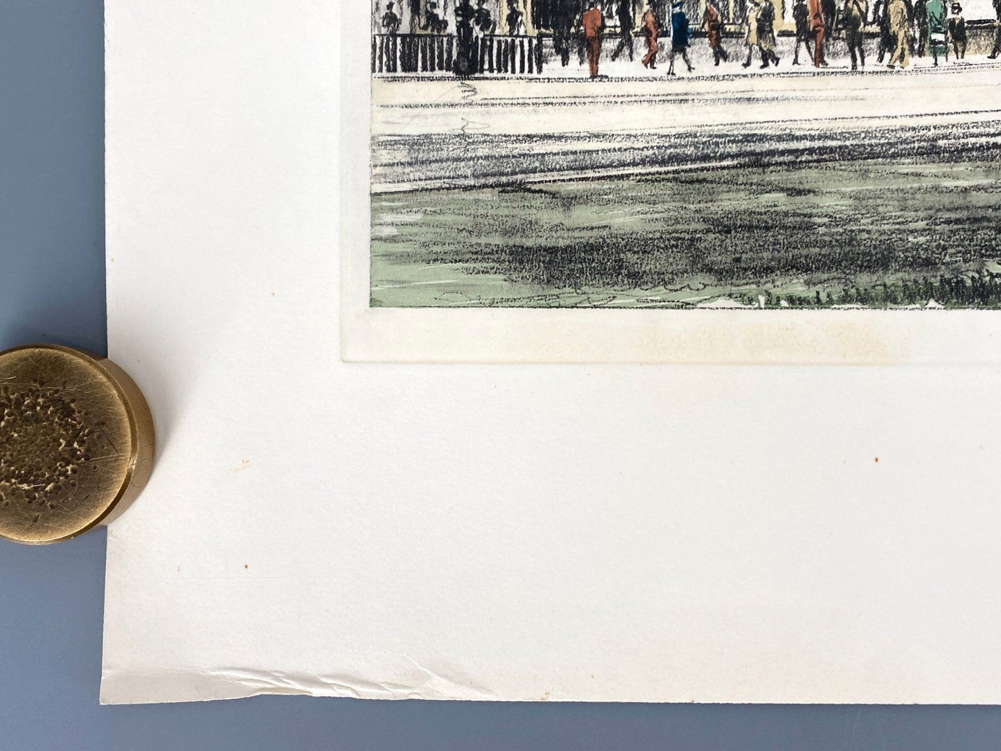 * GRAFIK LITHOGRAFIE HEINZ WEHLISCH BERLIN ALEXANDERPLATZ 1930