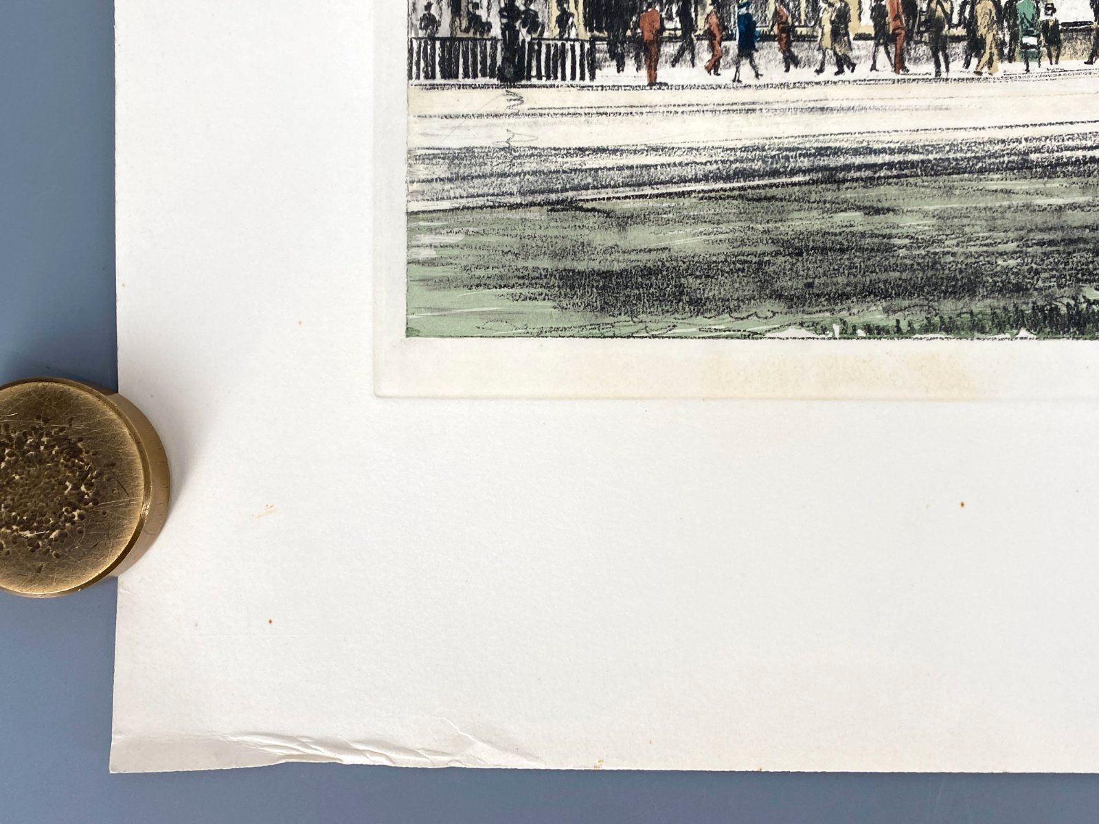 * GRAFIK LITHOGRAFIE HEINZ WEHLISCH BERLIN ALEXANDERPLATZ 1930