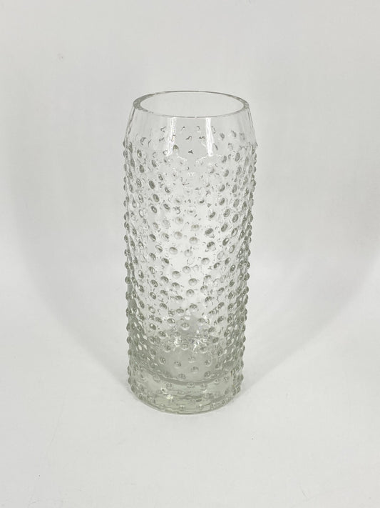 * ROSENTHAL GLASVASE VASE NOPPEN BUBBLE STEMPEL VINTAGE MIDCENTURY MARKE