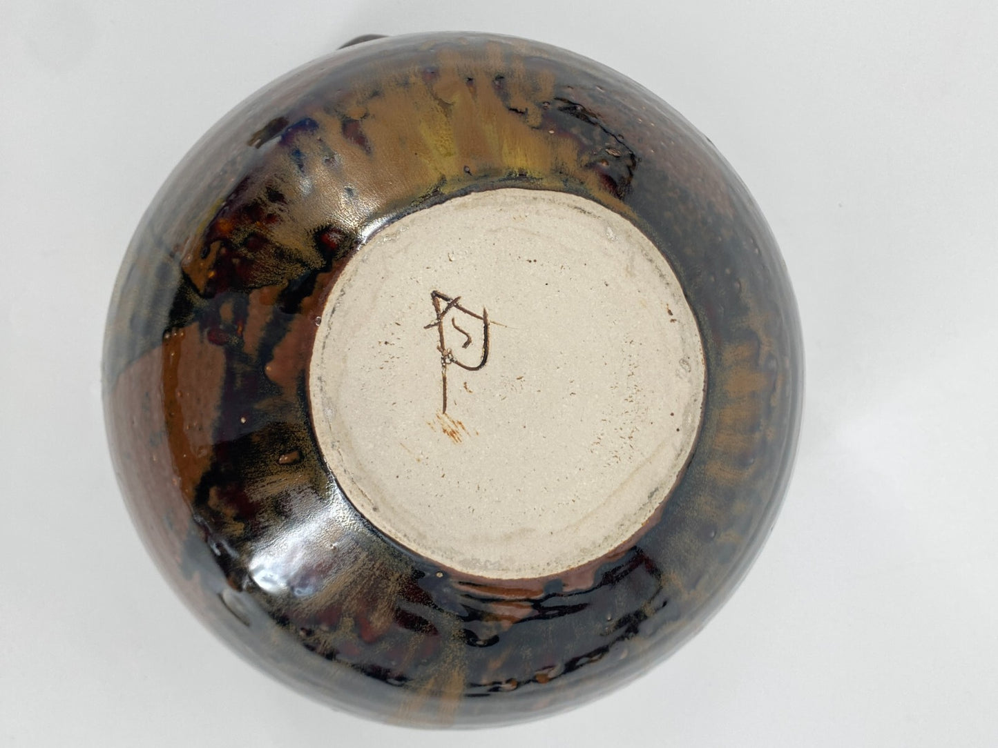 * STUDIOKERAMIK VASE TOPF SCHALE KERAMIK STEINZEUG HANDARBEIT VINTAGE 60ER
