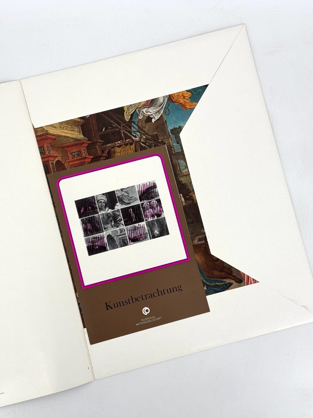 *KUNSTDRUCK JAN DE BEER GEBURT CHRISTI KÖLN FELDMÜHLE AKTIEN