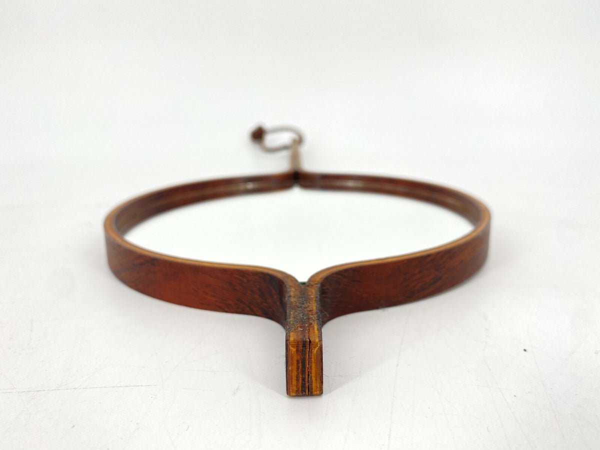 * HANDSPIEGEL BECH & STARUP DEN PERMANENTE 1960ER PALISANDER WAND SPIEGEL DANISH