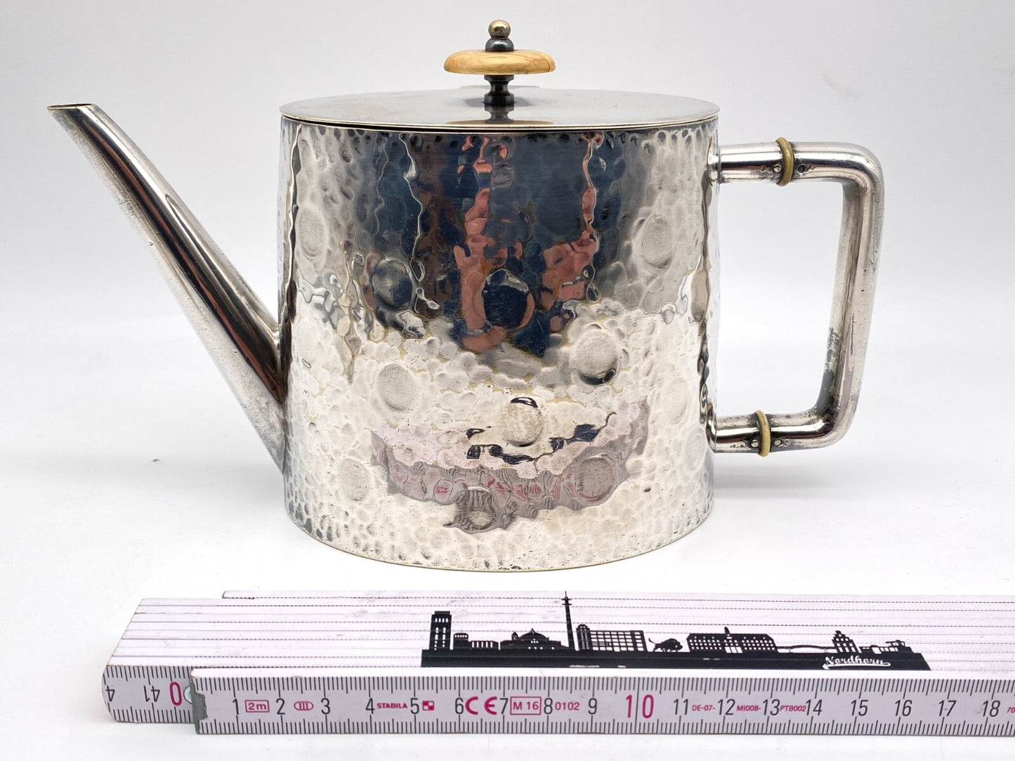 TEE SERVICE BERLINER ELECTROPLATED WARENFABRIK BEPWF 1930er ART DECO SAHNE ZUCKE
