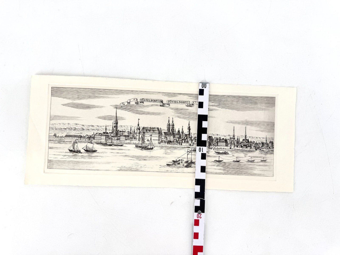 * GRAFIK DRUCKGRAFIK DÜSSELDORF ALTSTADT ANSICHT WEHLISCH