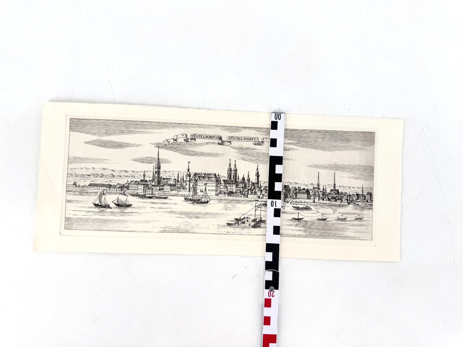 * GRAFIK DRUCKGRAFIK DÜSSELDORF ALTSTADT ANSICHT WEHLISCH