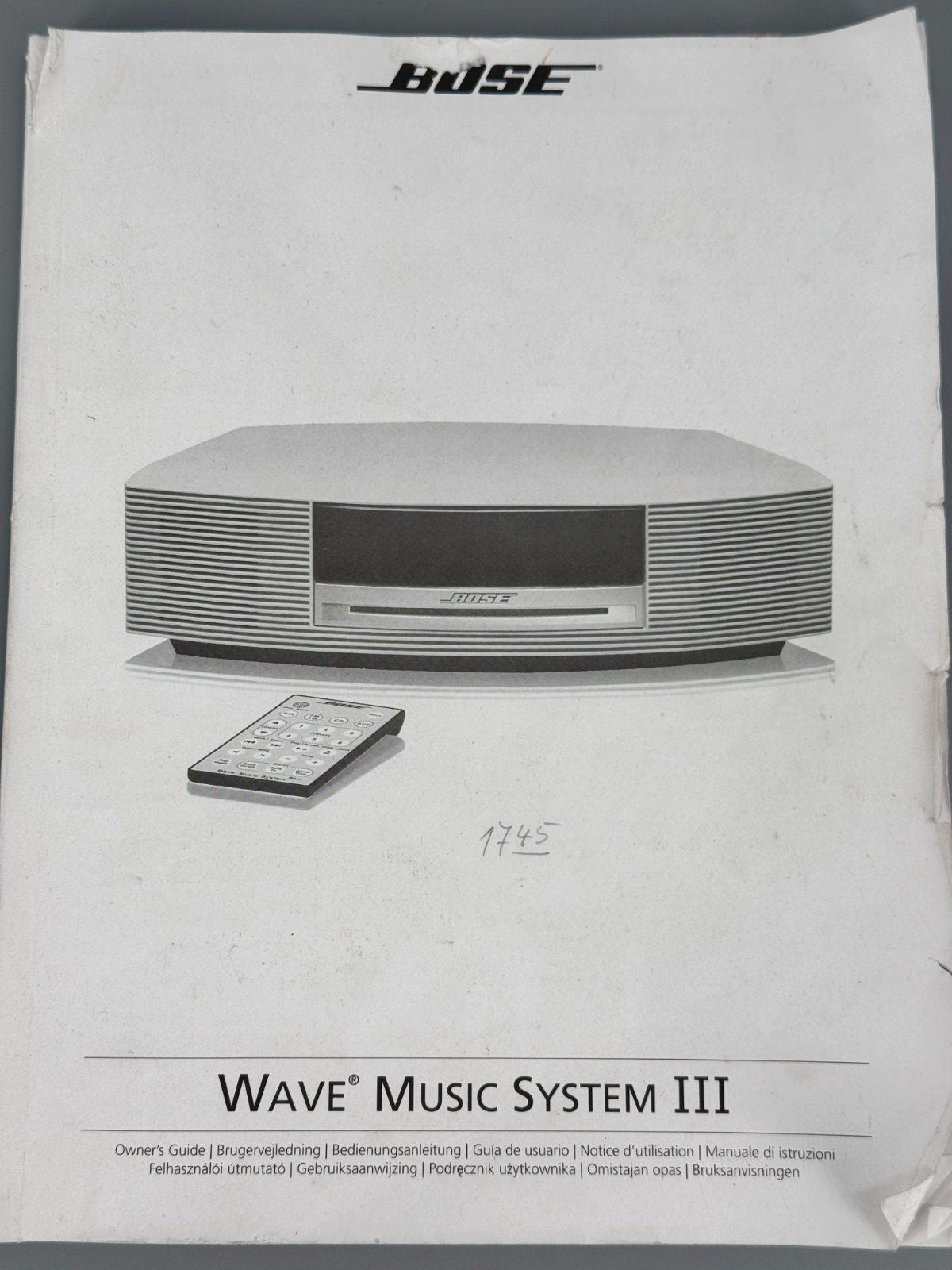 BOSE WAVE MUSIC SYSTEM III 3 STEREOANLAGE TOUCH FUNKTION DAB
