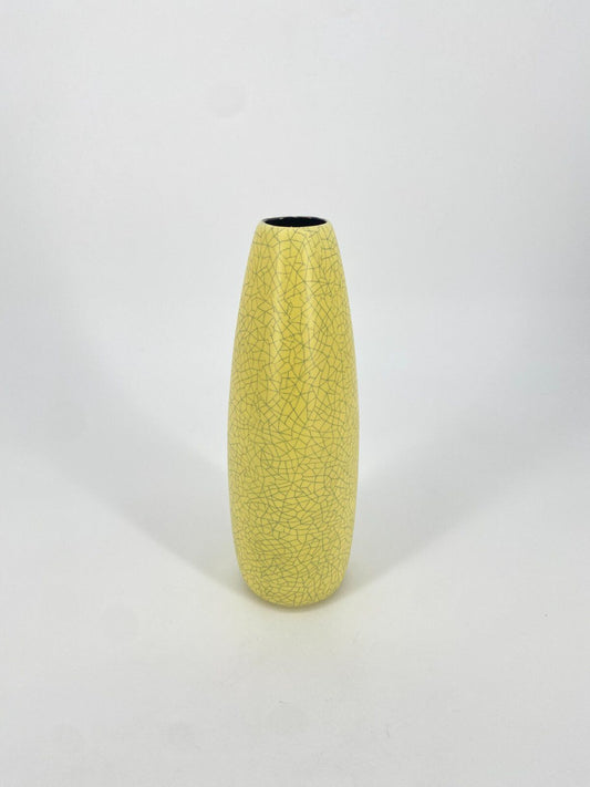 * VASE KERAMIK GELB VINTAGE MID CENTURY VINTAGE 60ER 70ER