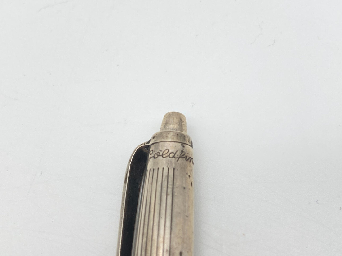 KUGELSCHREIBER FEND GOLDFINK 900ER SILBER BALL POINT 60ER MONOGRAMM SELTEN