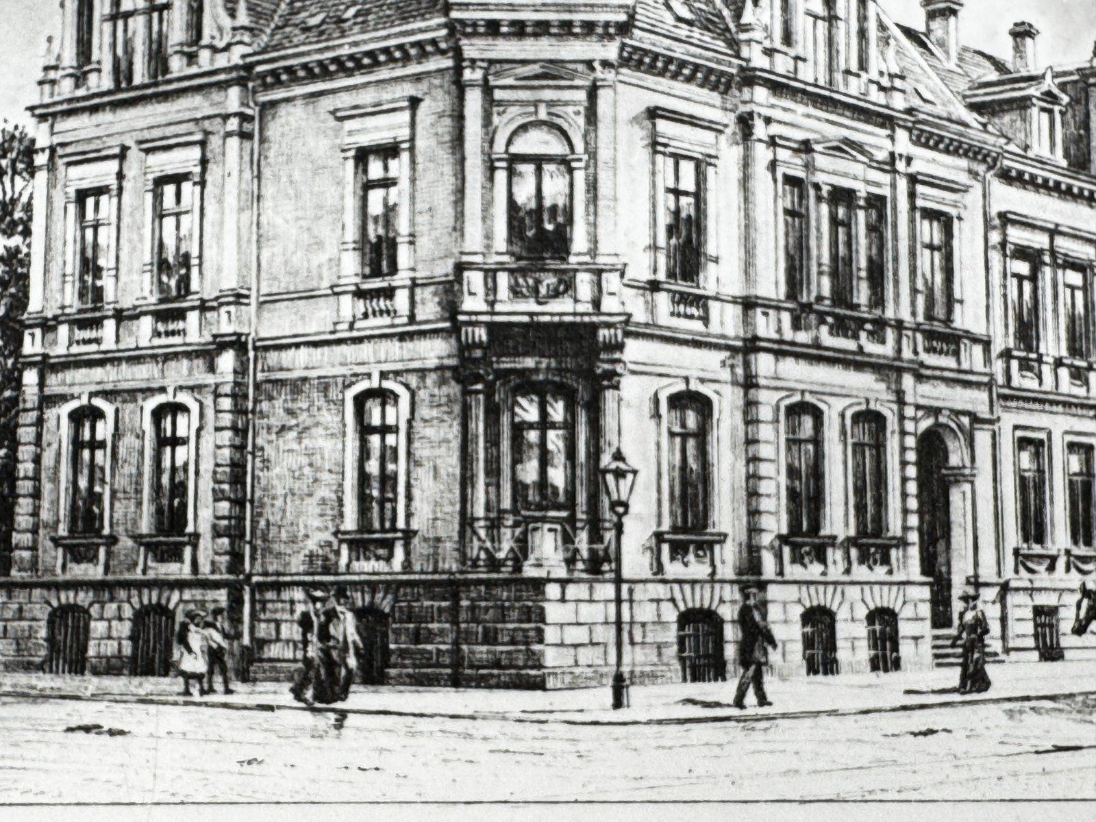 * HEINZ WEHLISCH ORIGINAL RADIERUNG HANNOVER AM NEUEN HAUS 1880 ANSICHT