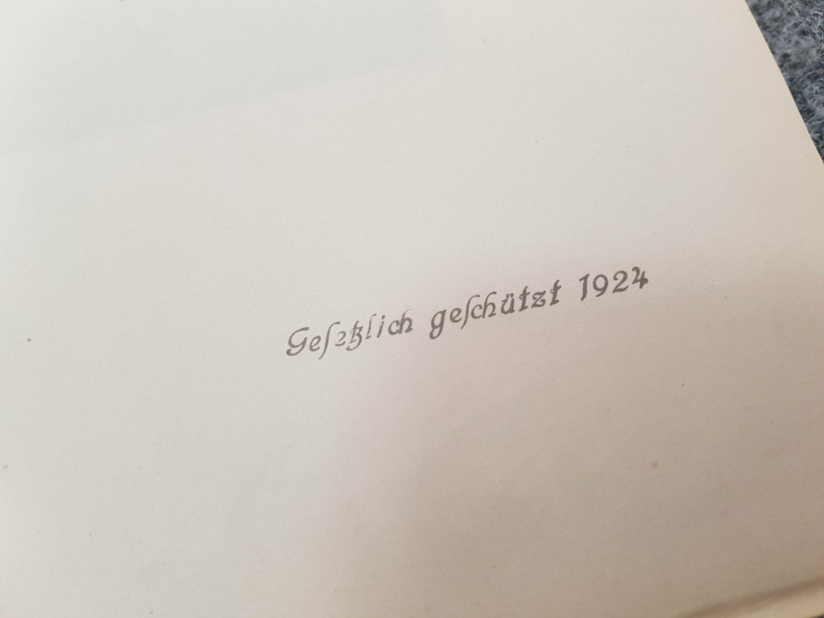 ERINNERUNG SPANIENREISE LINIENSCHIFF HANNOVER 1924 BUCH MILITARIA
