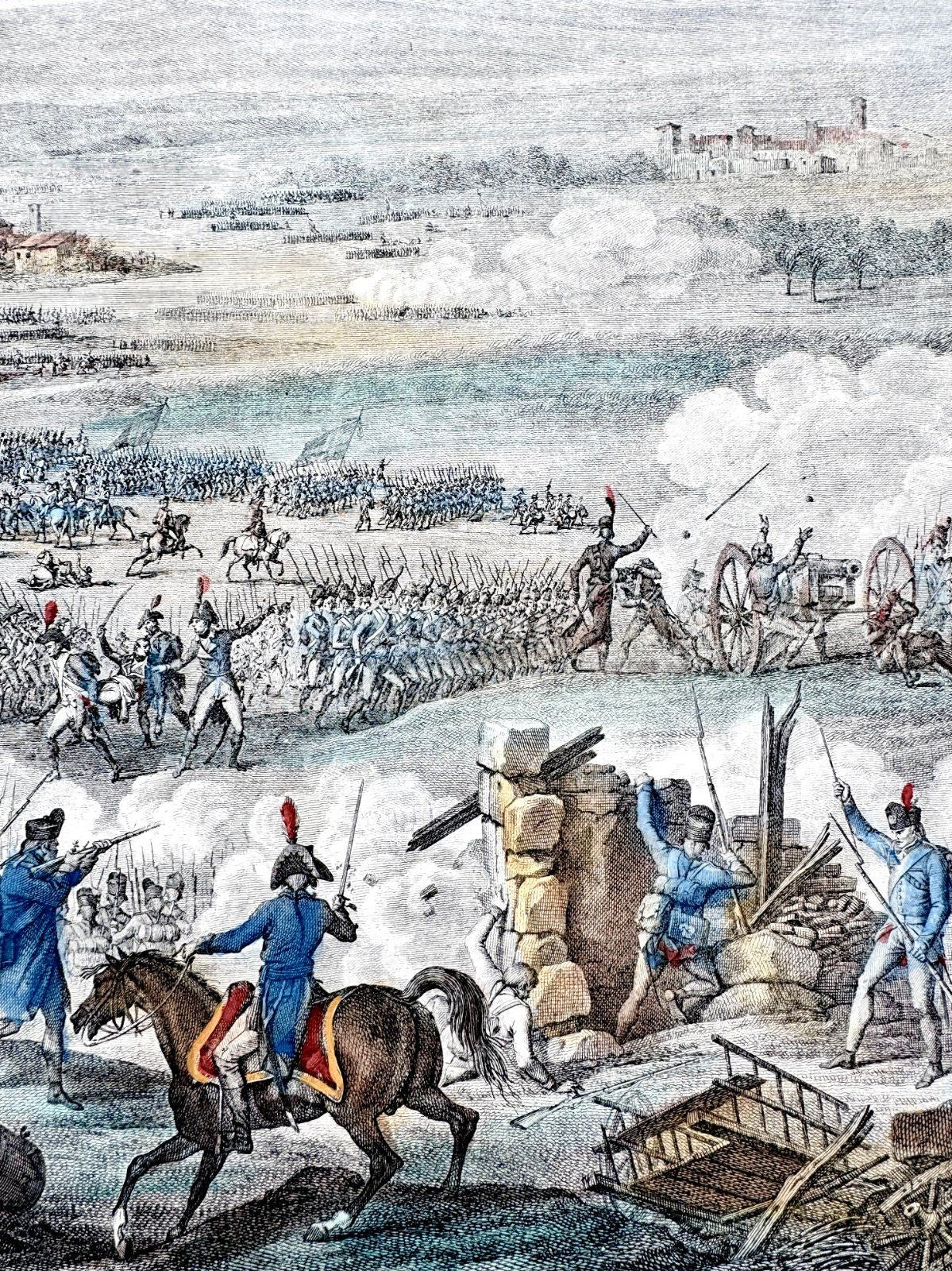 * GRAFIK RADIERUNG FRANKREICH NAPOLEON BATAILLE D’ARCOLE VERNET