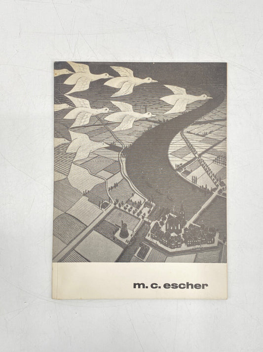 *  AUSSTELLUNGSKATALOG M. C. ESCHER STEDELIJK 1954 LITHOGRAFIE AMSTERDAM