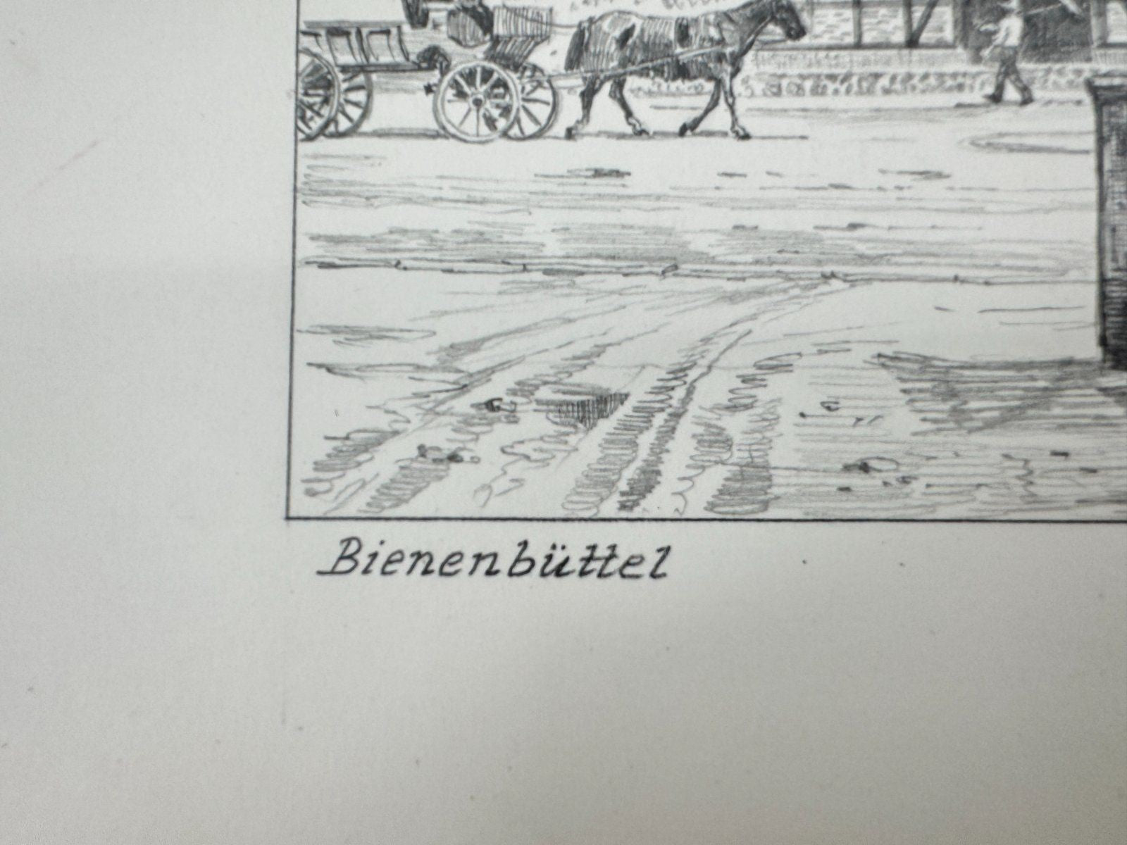 * HEINZ WEHLISCH ZEICHNUNG SOLNHOFEN STEINBRUCH ANSICHT SIGNIERT