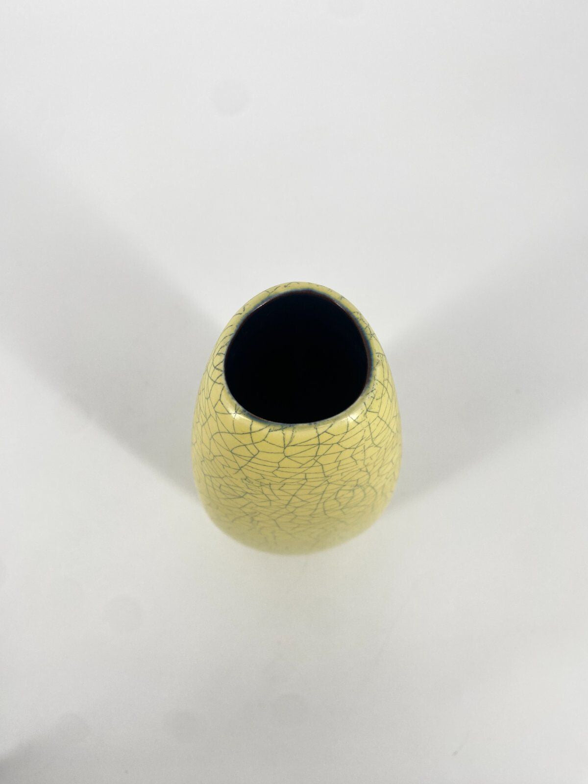 * VASE KERAMIK GELB VINTAGE MID CENTURY VINTAGE 60ER 70ER