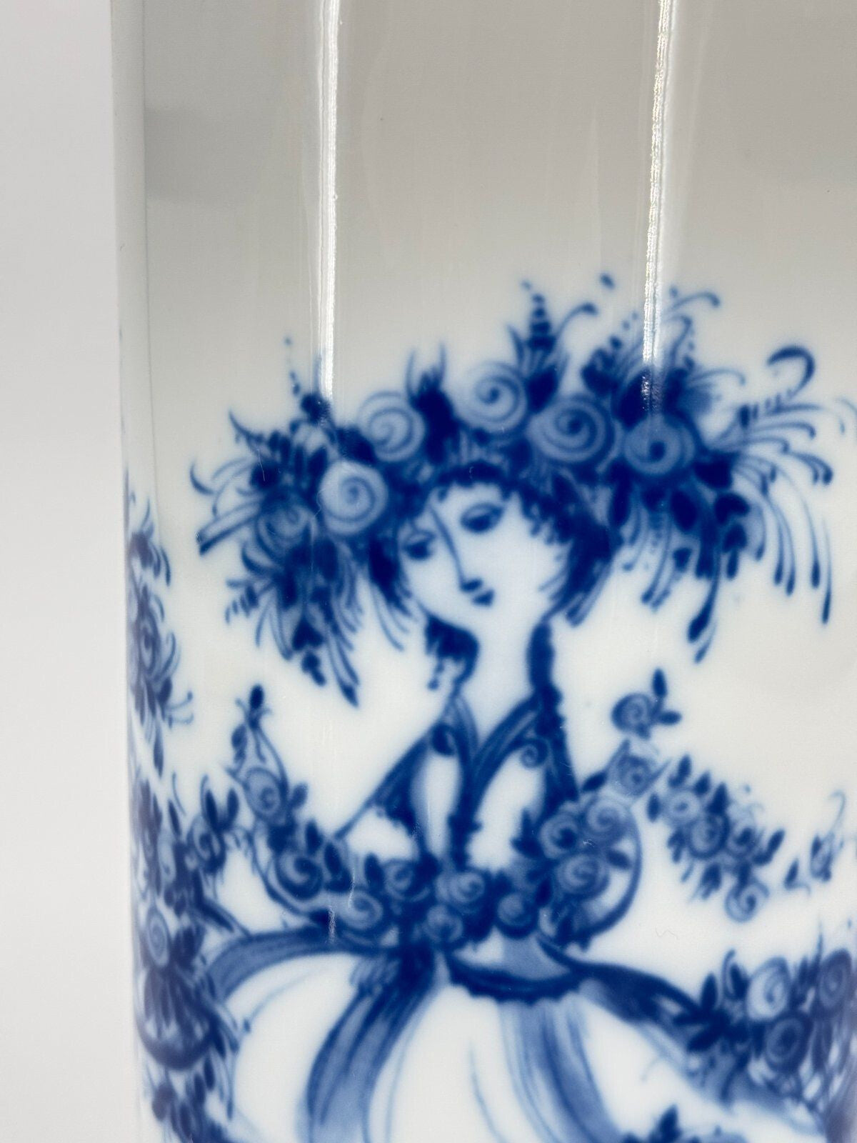 * ROSENTHAL VASE BJÖRN WIINBLAD STUDIO LINIE BLAU VINTAGE