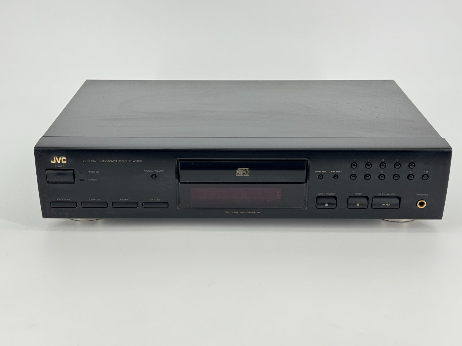 CD PLAYER JVC XL V 184 SCHWARZ 1990ER VINTAGE