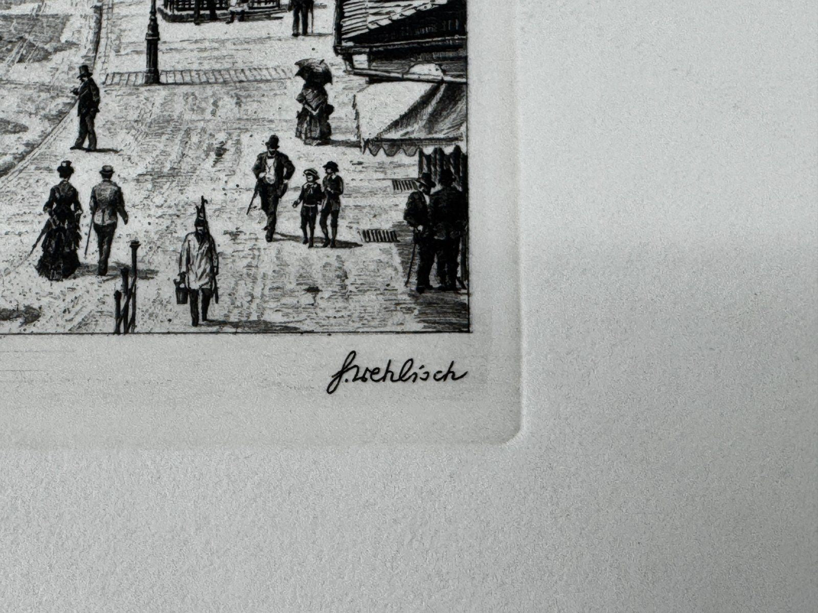  * HEINZ WEHLISCH ORIGINAL RADIERUNG SPEYER MAXIMILIANSTRASSE 187