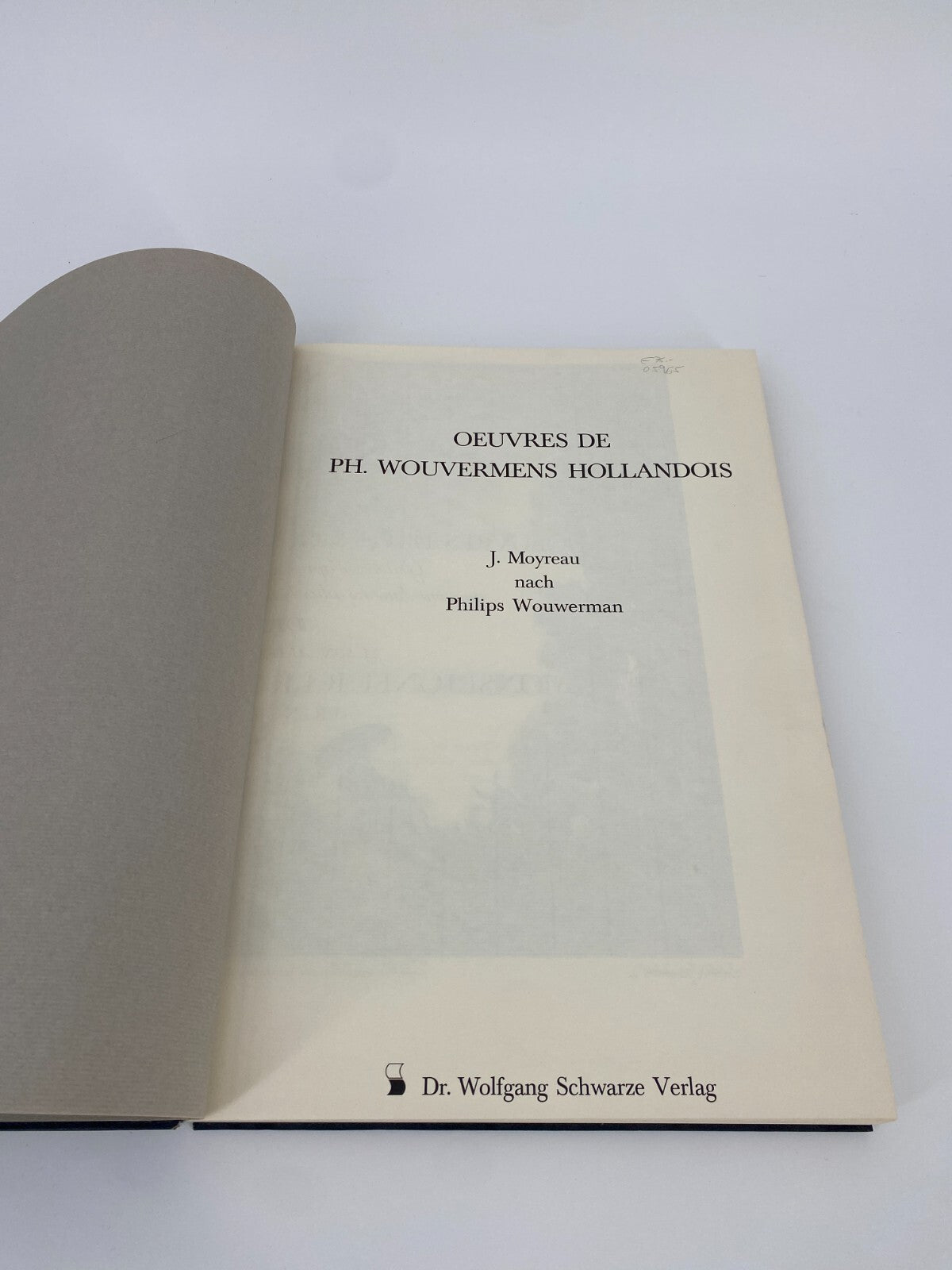 * Oeuvres de Ph. Wouvermens Hollandois J. Moyreau Buch Radierungen