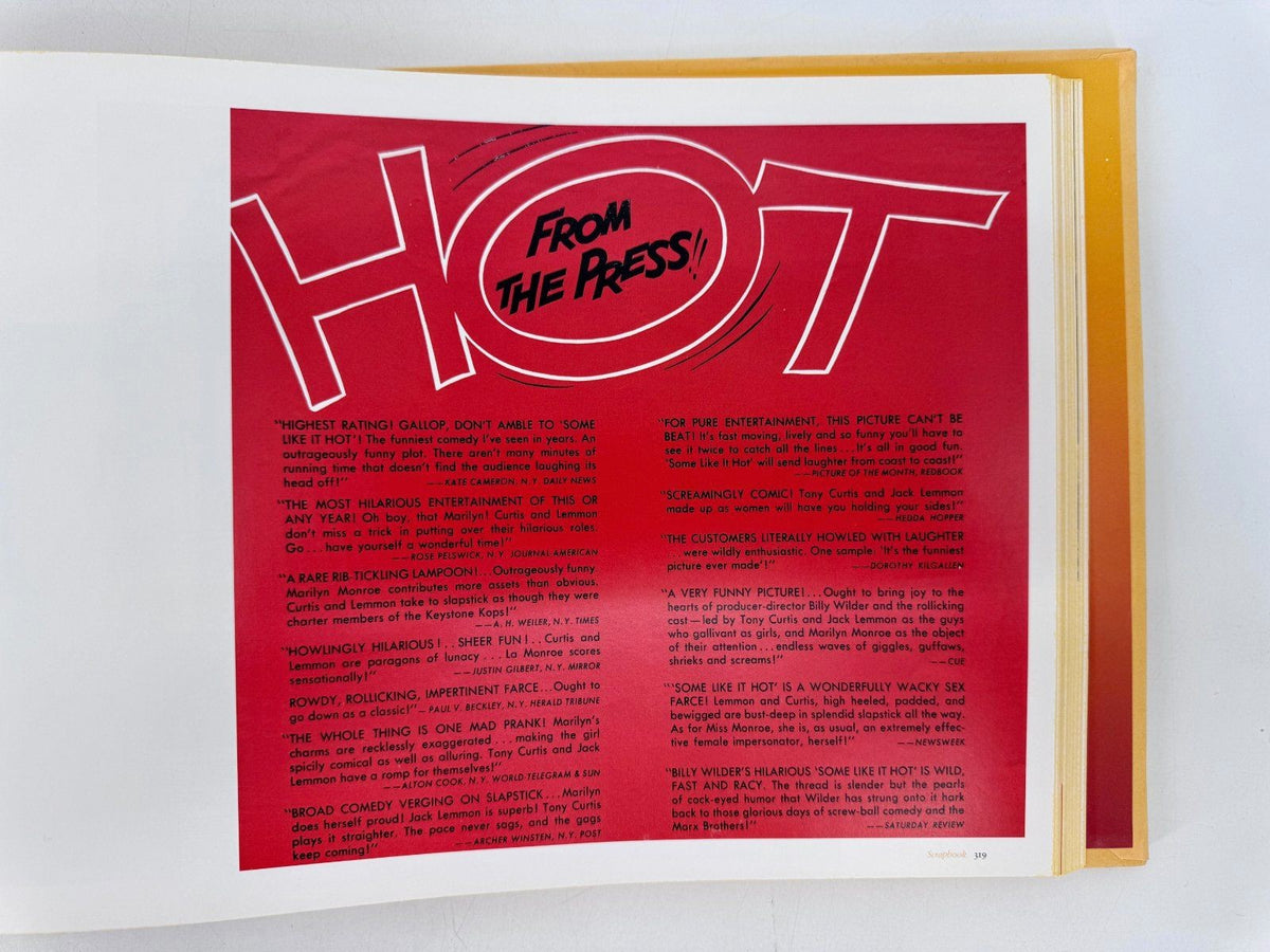 BUCH KAFFEETISCHBUCH SOME LIKE IT HOT TASCHEN MARILYN MONROE