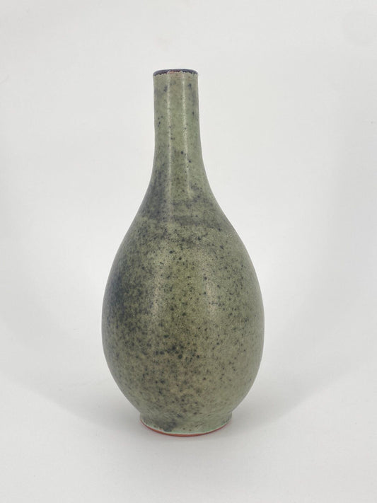 *STUDIOKERAMIK VASE GARMANN RÖMHILD GRÜN GESPRENKELT VINTAGE 23CM