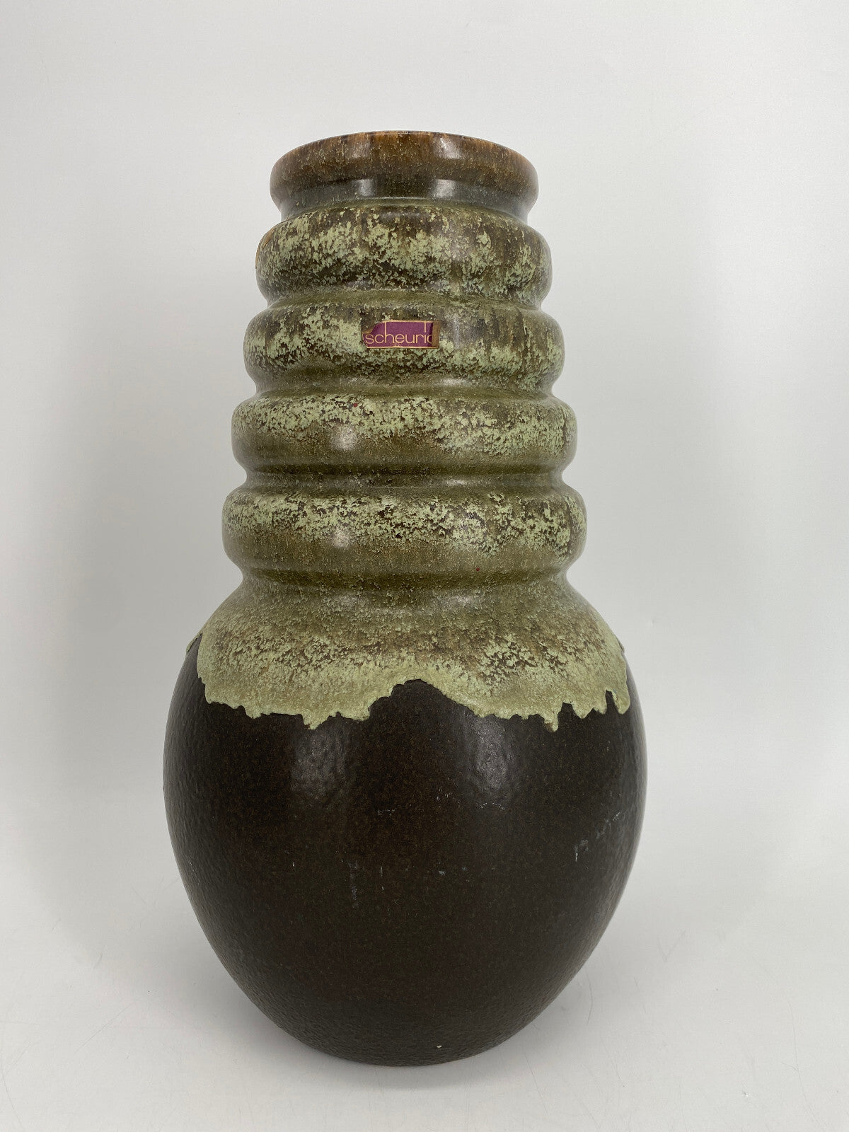 * FAT LAVA BLUMENVASE BODENVASE SCHEURICH 269-40 WEST GERMAN POTTERY 60er 70er