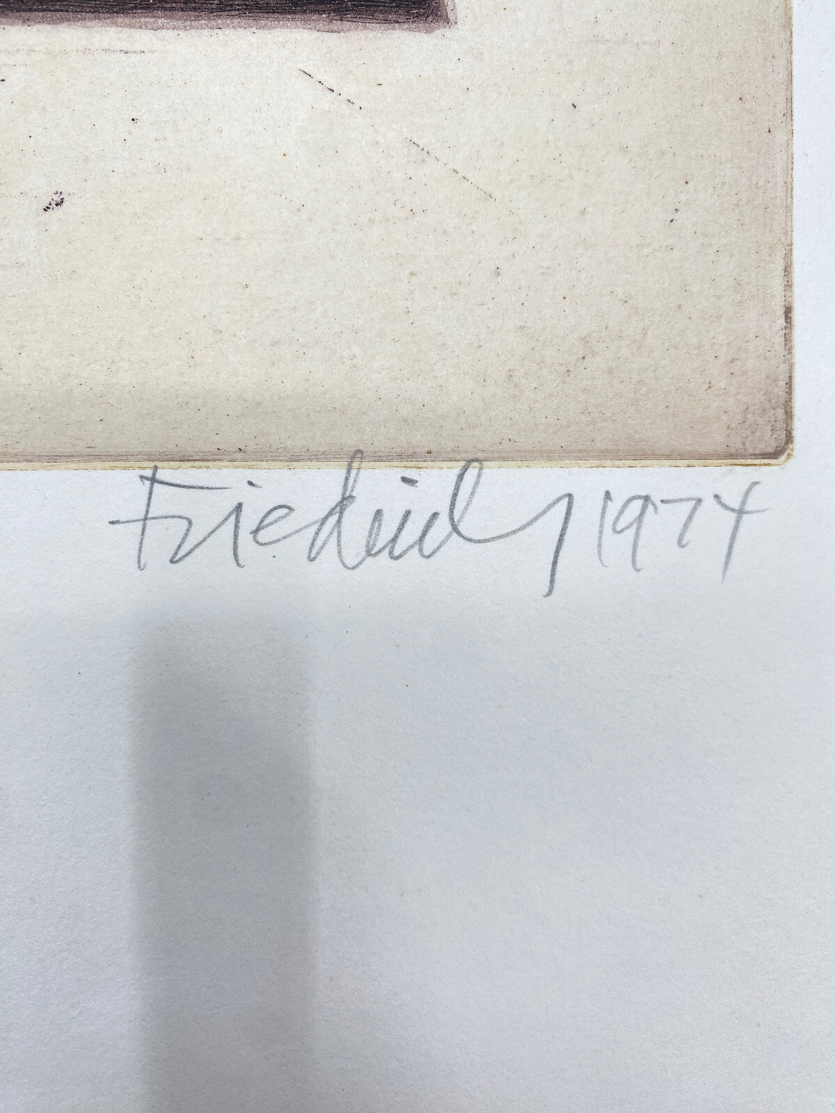* HARTMUT FRIEDRICH 1974 RADIERUNG FARBRADIERUNG SÄNGERIN E.A. SIGNIERT