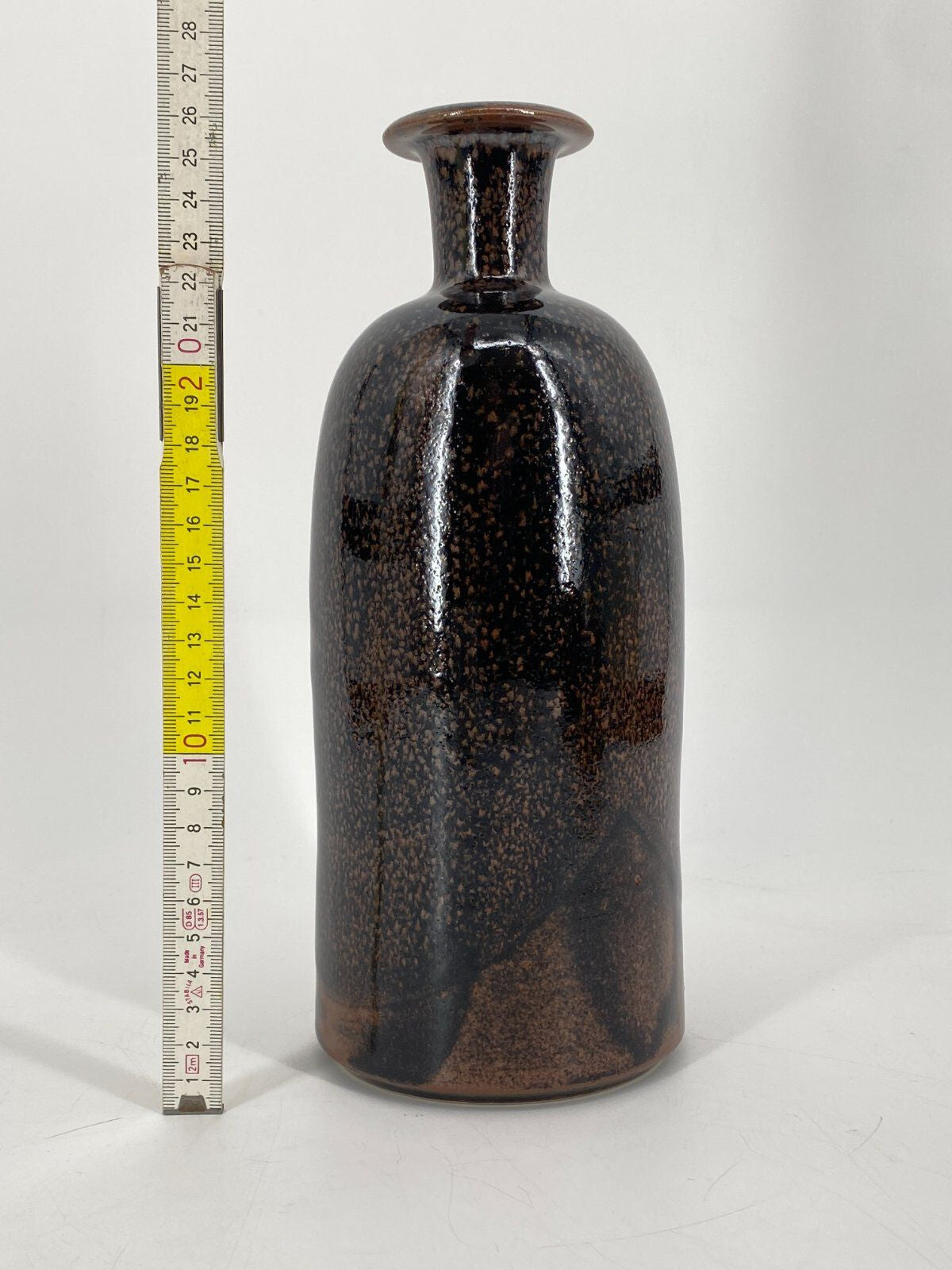 * STUDIOKERAMIK VASE ZYLINDER HORST KERSTAN GROSE KERAMIK KUNST