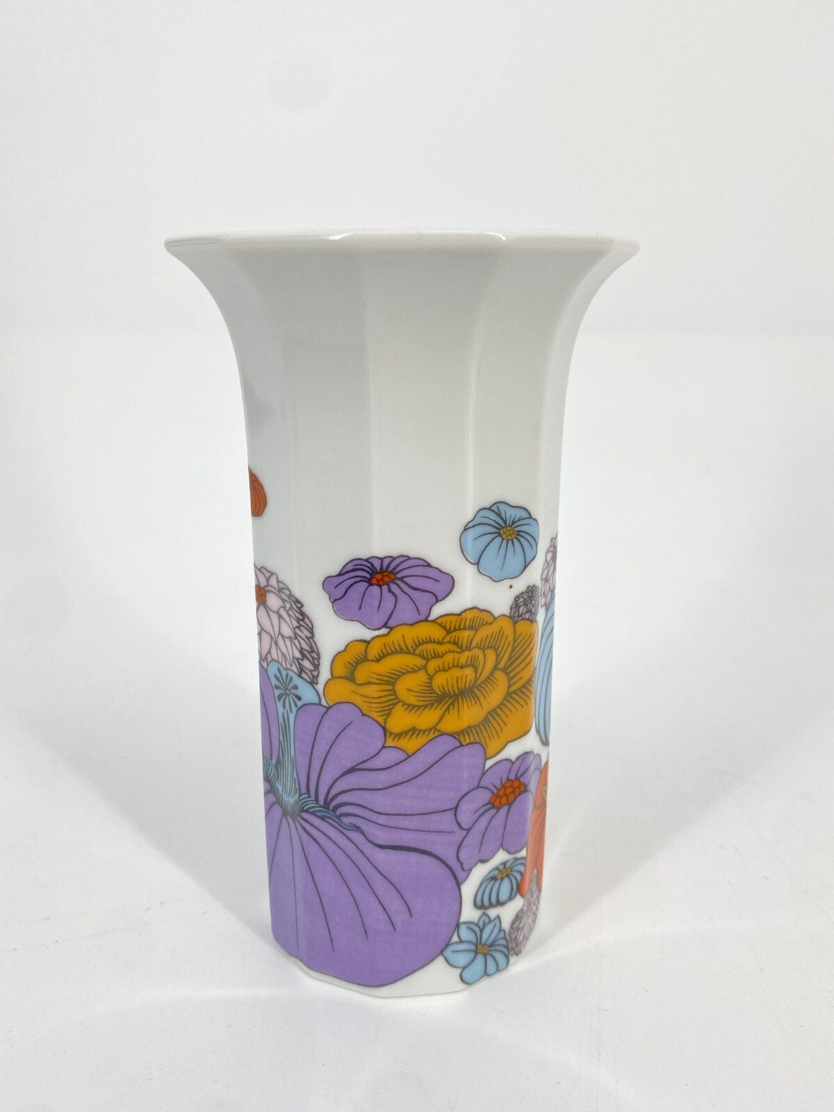 * ROSENTHAL POLYGON PATRAS VASEN MITTEL KLEIN FLORAL BLUMEN