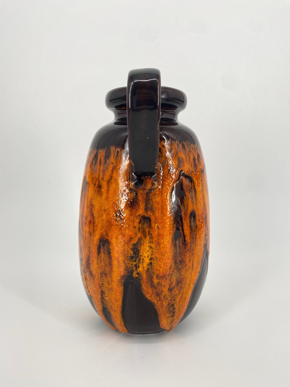 * SCHEURICH STUDIOKERAMIK FAT LAVA VASE 487-27 W.-GERMANY 70ER