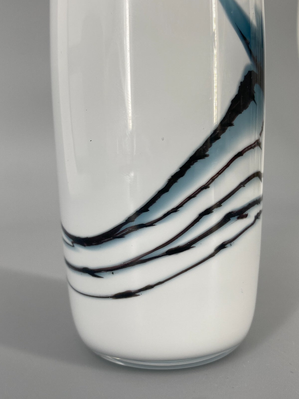 * HOLMEGAARD ATLANTIS MICHAEL BANG GLAS VASE 14,5CM VINTAGE DANISH DESIGN 80ER