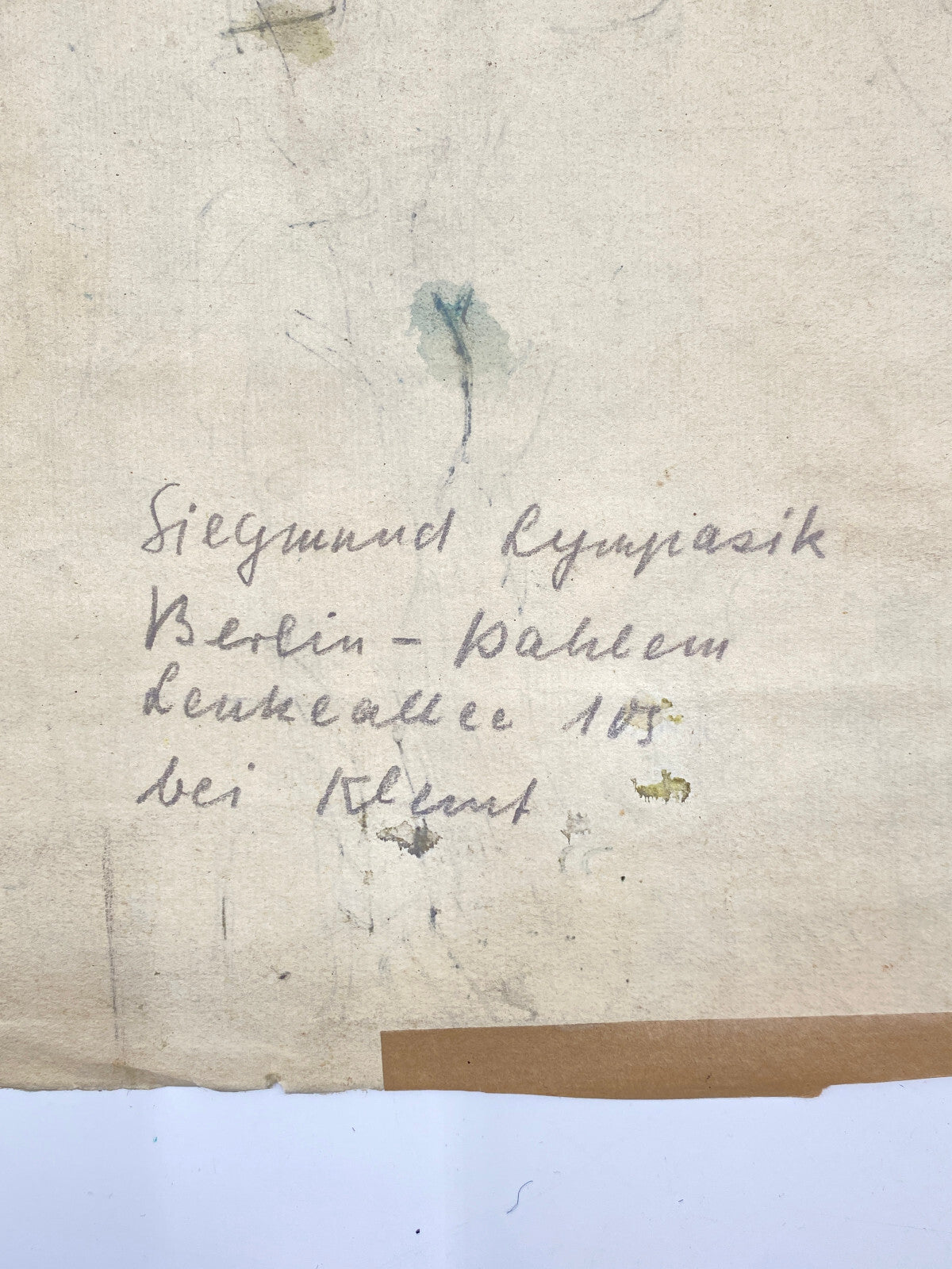 * SIEGMUND LYMPASIK GEMÄLDE MALEREI LANDSCHAFT MISCHTECHNIK TEMPERA TUSCHE