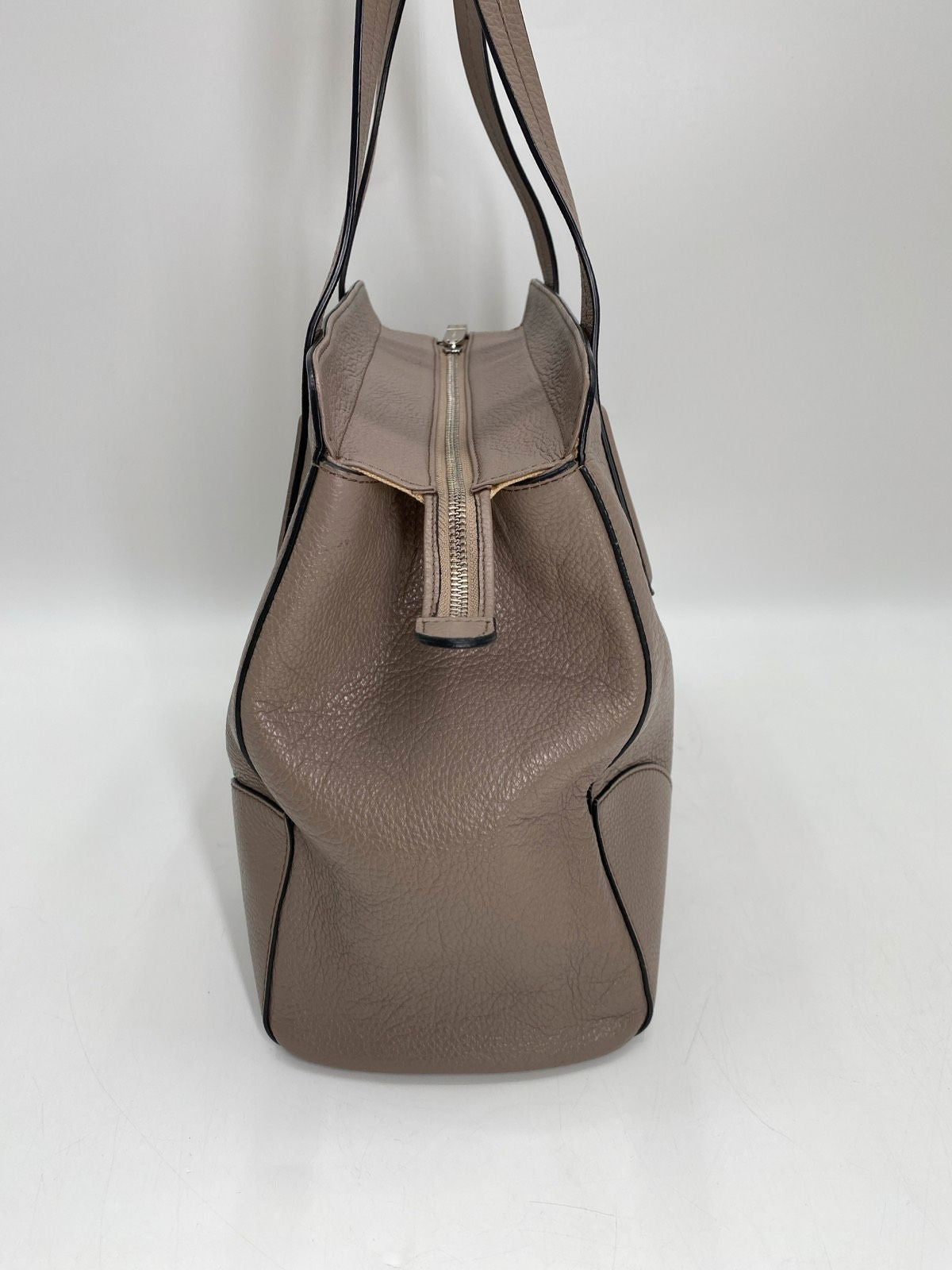 * COCCINELLE HANDTASCHE SHOPPER TASCHE LEDER GRAU